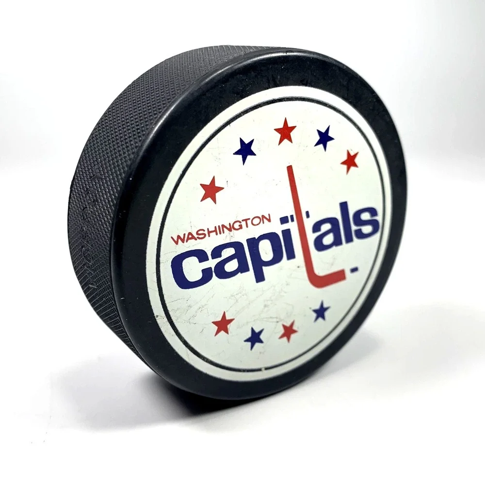 Vintage WASHINGTON CAPITALS NHL National Hockey League Official Game Puck